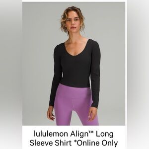 Align long sleeve shirt
